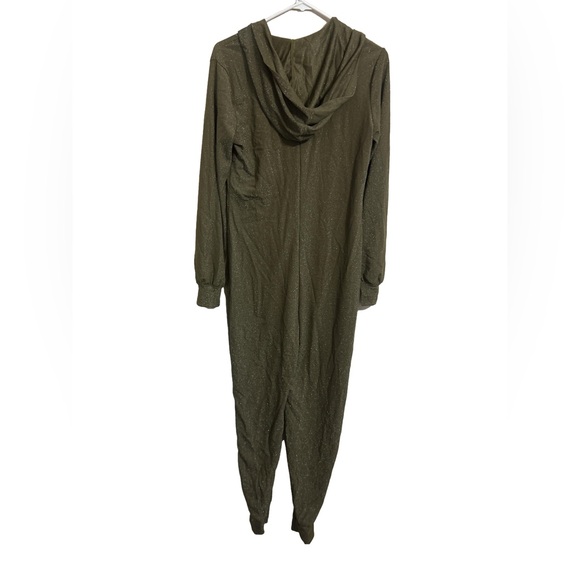 NWOT Savage X Fenty Olive Green SLEEP & SHINE HOODED ONESIE Medium - Picture 5 of 5